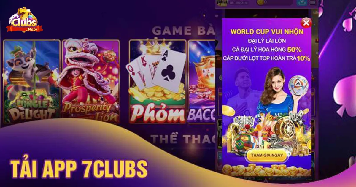 Cách tải ứng dụng 7Club trên điện thoại Android và iOS