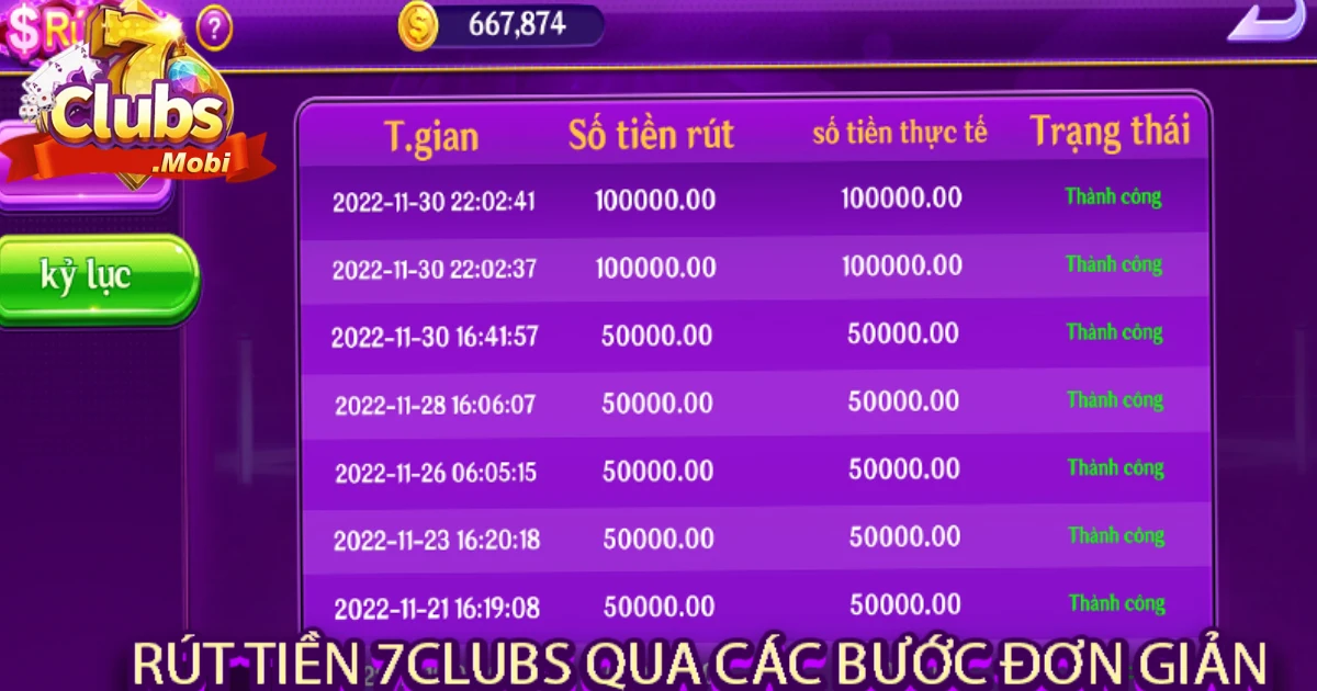 Những lưu ý quan trọng khi rút tiền 7Club